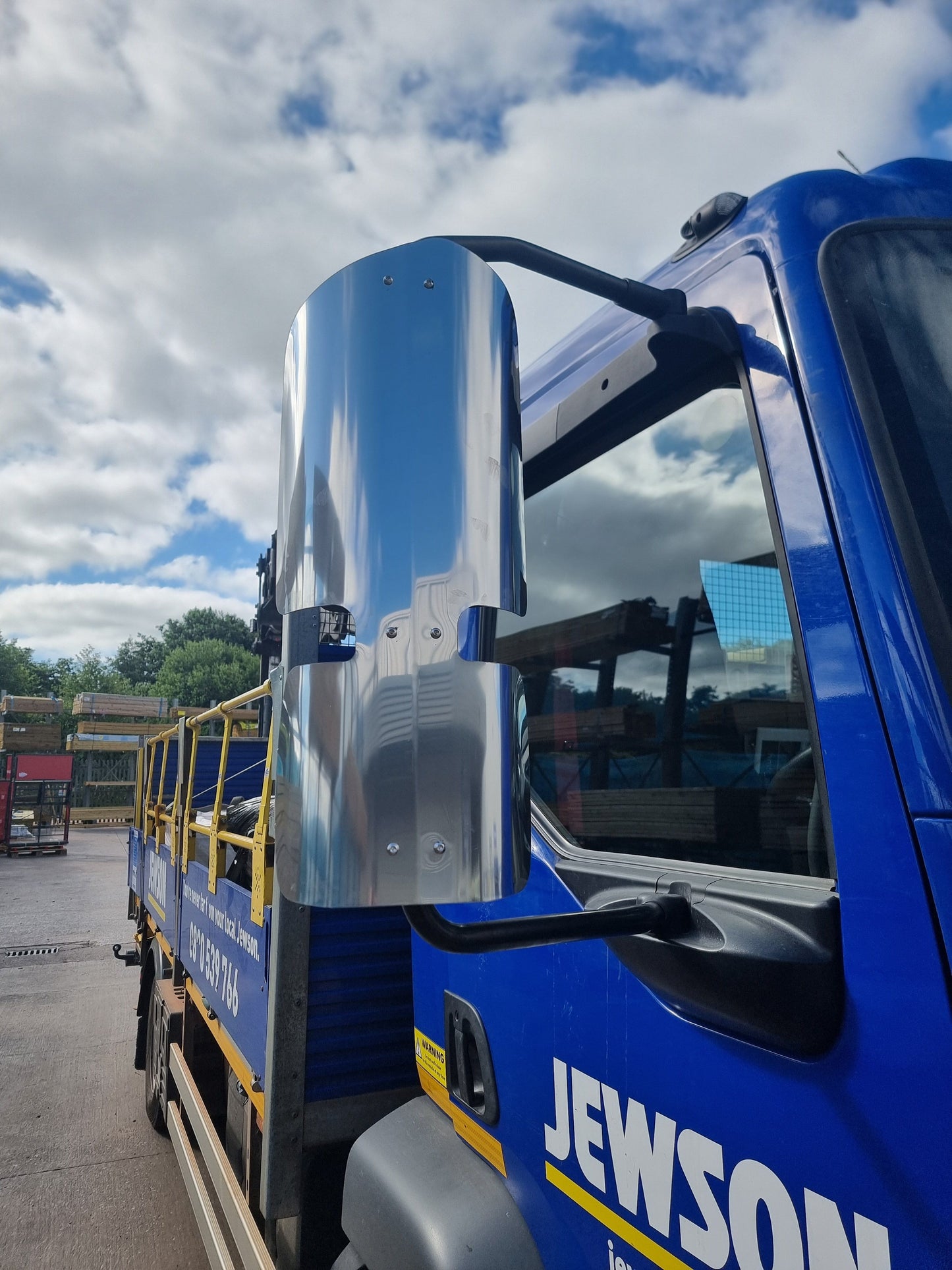 VOLVO FMX 2016 onwards Mirror Guard (Stainless steel) Pair