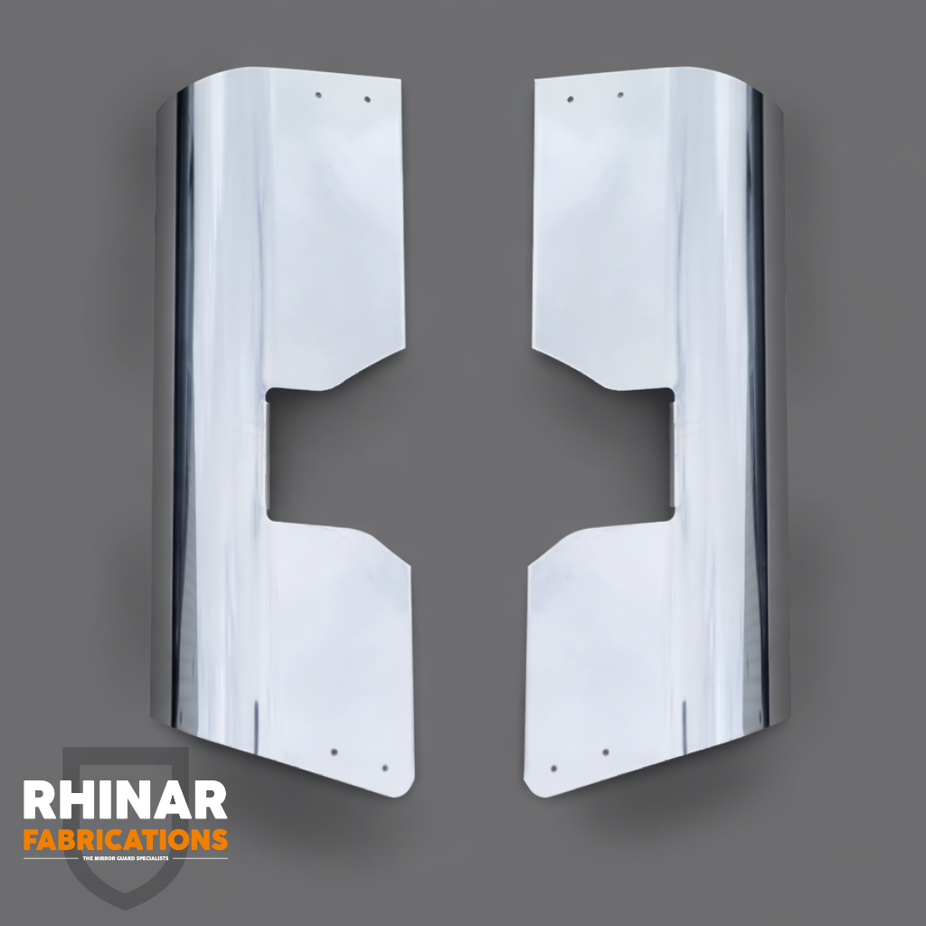 DAF XG XD XF Mirror Guard (Stainless steel) Pair