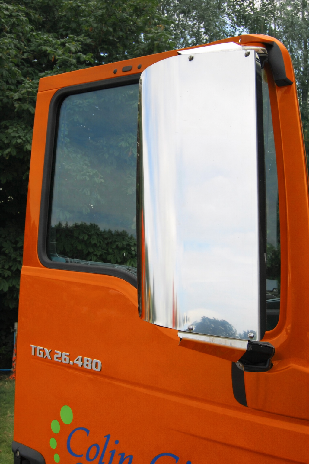 MAN TGX Mirror Guard (Stainless steel) Pair