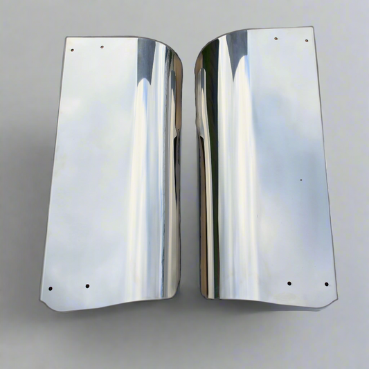 MERCEDES ACTROS, ANTOS, AROCS MP4 [NARROW CAB] Mirror Guard (Stainless steel) Pair
