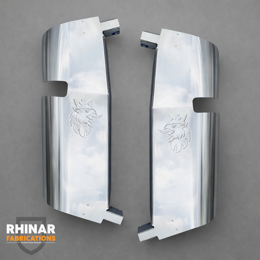 SCANIA NEXT GENERATION & XT W/Griffin Mirror Guard (Stainless steel) Pair