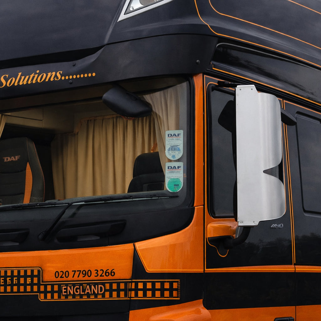 DAF CF XF EURO 4/5 Mirror Guard (Stainless steel) Pair