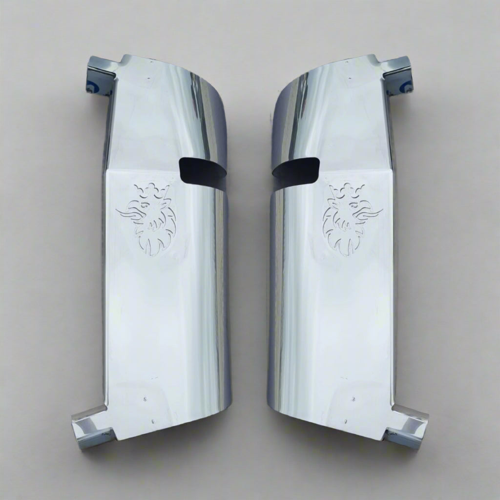 SCANIA NEXT GENERATION & XT W/Griffin Mirror Guard (Stainless steel) Pair