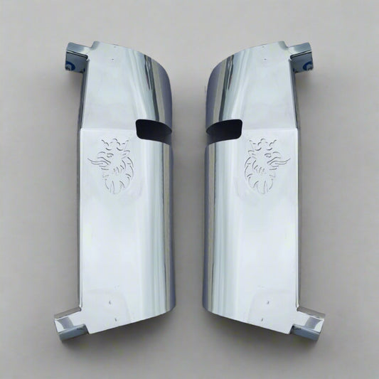 SCANIA NEXT GENERATION & XT W/Griffin Mirror Guard (Stainless steel) Pair