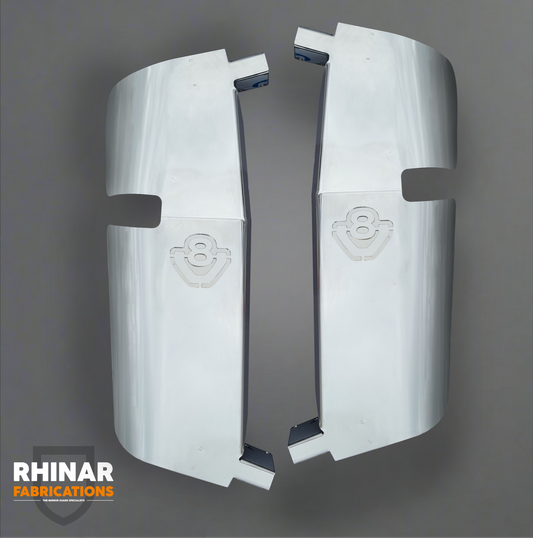 SCANIA NEXT GENERATION & XT W/V8 Mirror Guard (Stainless steel) Pair