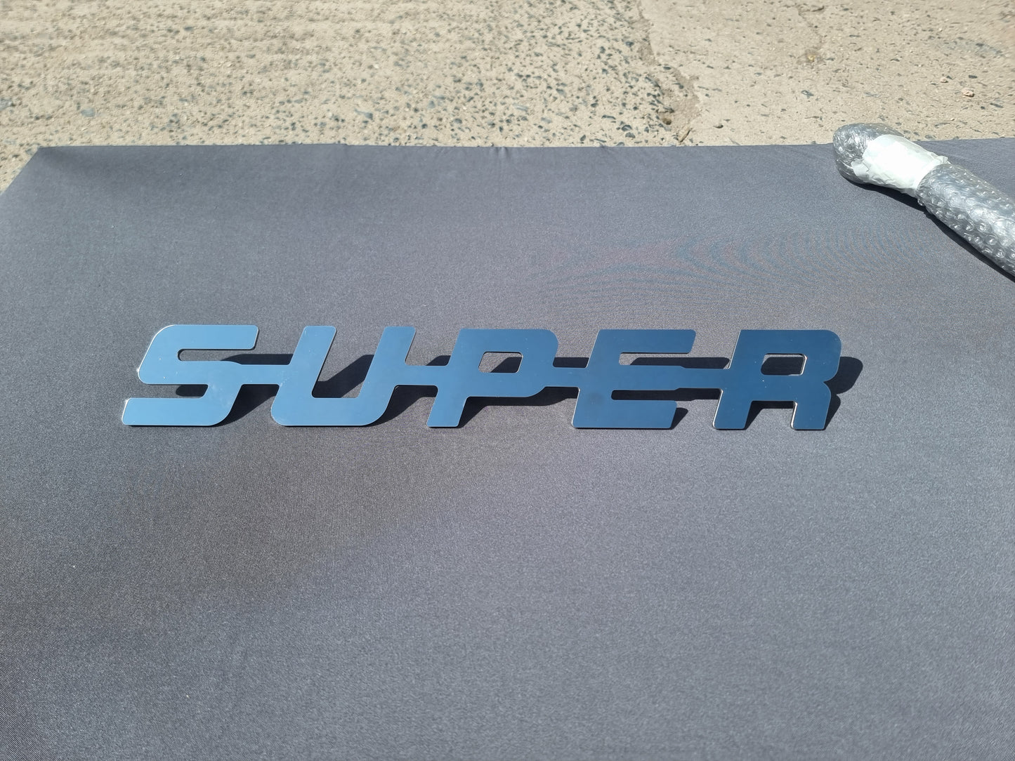 SCANIA SUPER BADGE, 2mm Stainless steel (Screw on)